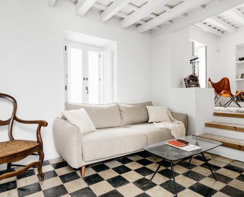 Fotografía de reforma integral del proyecto de interiorismo de Ana Tello en Vejer de la Frontera, Cádiz