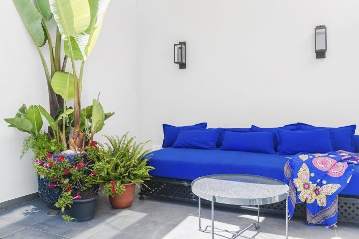 Fotografía de patio en una casa en Zahara de los Atunes