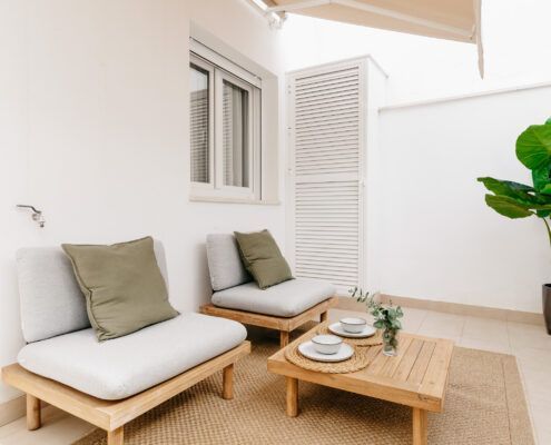 Fotografía de proyecto de home staging en Conil de la Frontera - alessandrafavettophotography.com y burgundyestudio.com