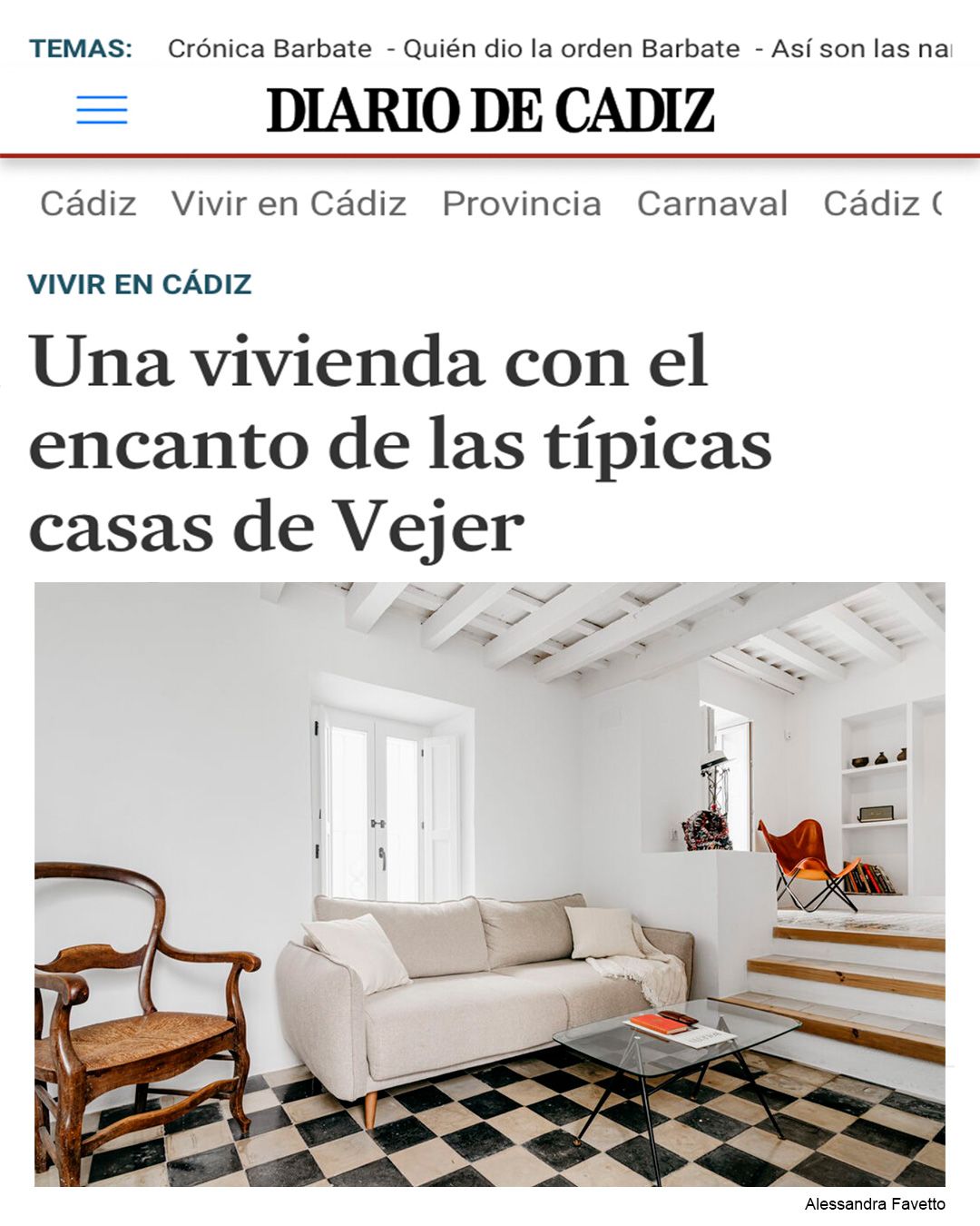 Una vivienda con el encanto de las típicas casas de Vejer